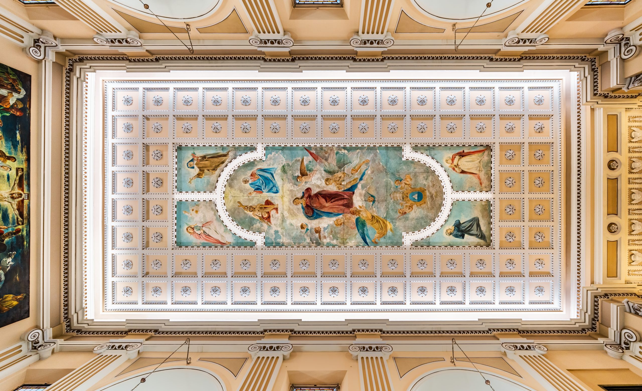 Affresco soffitto San Michele Arcangelo