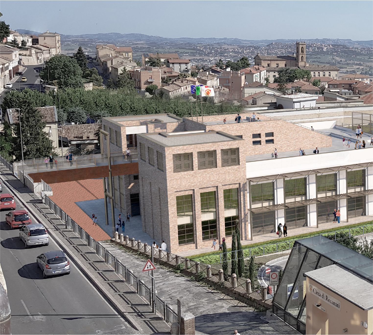 Esterno Scuola Gigli Recanati