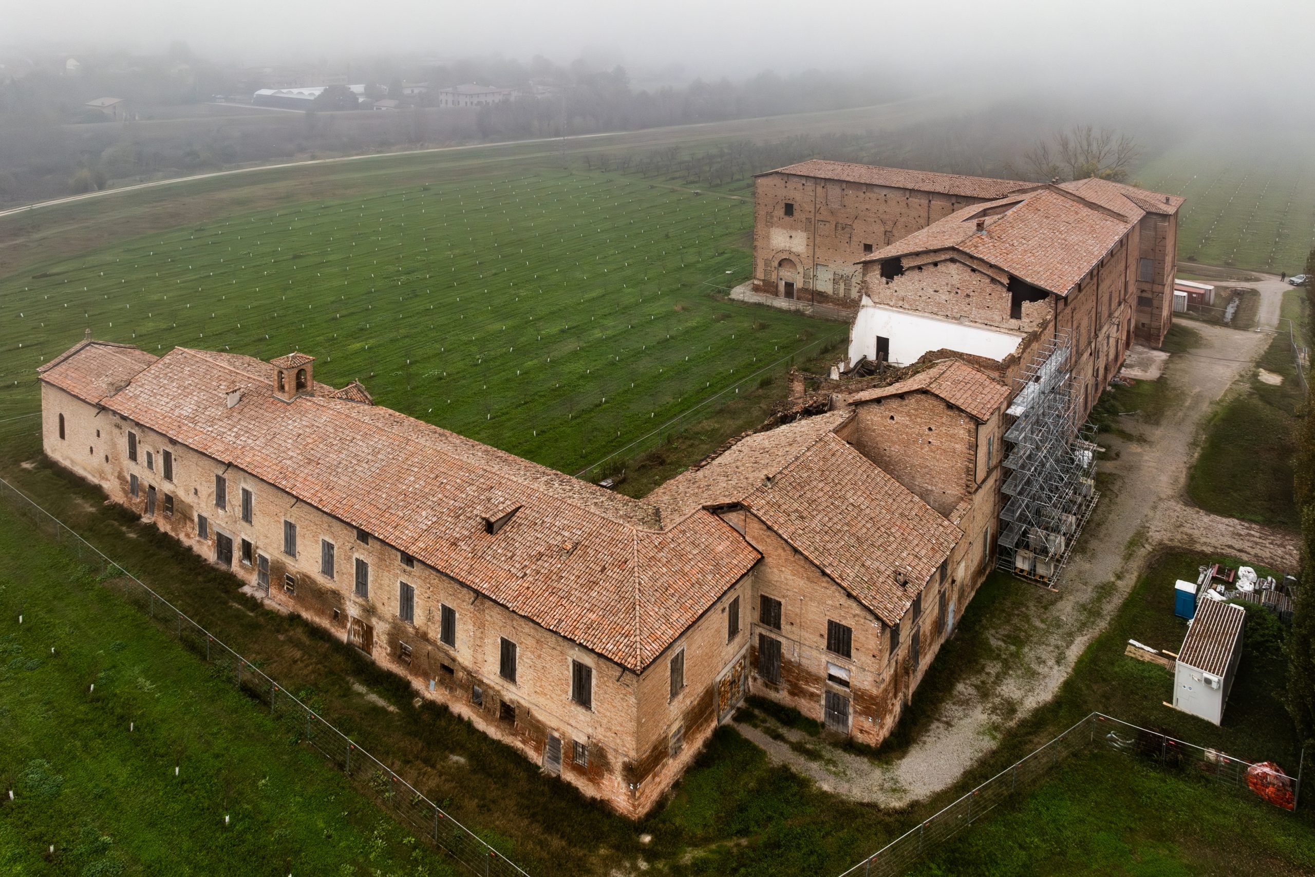 Panoramica drone Palazzo Nuovo Rangoni